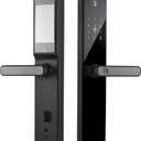 Smart Lock with Camera 4.5 Inch Screen BT Keyless Entry Door Lock TY APP/Fingerprint/Password/Card/Mechanical Key Unlocking Methods Door Lock for 40-120mm Thickness Office Home Bedroom Door