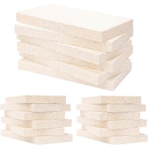 18 Pieces Insulating Fire Brick for Ovens, Kilns, Blacksmith, Fireplaces, Forges 9" x 4.5" x 0.79" 2310F Rated Insulating Fire Bricks