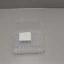 Bead Organizer Box, 31 Pcs Small Bead Storage Containers Mini Clear Bead Storage Boxes with Hinged Lids for Craft and Jewelry Making