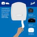 Scott Professional High-Capacity Jumbo Roll Toilet Paper, Bulk (07805), 2-Ply, Septic Safe, White, Non-Perforated (12 Rolls at 1,000' Each, 12,000'/Case)
