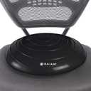 Gaiam Balance Disc Wobble Cushion Stability Core Trainer for Home or Office Desk Chair & Kids Alternative Classroom Sensory Wiggle Seat (Black)