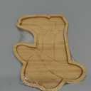 1Pcs Cowboy Birthday Party Decorations Wooden Boot Charcuterie Board Western Baby Shower Supplies Cowgirl First Rodeo Food Platter Fillable Tray Plates for A Little Cowboy is on the Way Party Favors