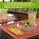 Homestockplus Small Disposable Paper Bowls - Heavy Duty 16 Oz Disposable Bowls - Made from Natural Bagasse Biodegradable Bowl for Cereal, Rice, French Fries [50 Pack]