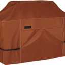 NettyPro Grill Cover Heavy Duty Waterproof 72 Inch, BBQ Gas Grill Cover for Large Weber, Char-Broil, Brinkmann, Jenn Air, Nexgrill Grills and More, Brown