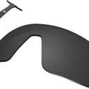 100% Precise-Fit Replacement Sunglass Lenses & Black Wicket for Oakley Sutro OO9406 - Polarized Advanced Black