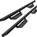 KYX 6 inches Running Boards Side Steps Fit for 2019-2023 Chevy Silverado/GMC Sierra 1500 Extended Cab & 2020-2023 Silverado Sierra 2500HD 3500HD(Nerf Bar Side Bars) Textured Black Powder Coated