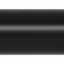 Extra Long Curtain Rod for Windows 30 to 240 inch, Heavy Duty Curtain Rods with Modern End Caps, 1 inch Black Drapery Rods Set for Outdoor Patio, Adjustable Curtain Rod for Room, Black