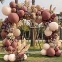 Boho Balloons Pink Nude Balloon Garland Double Stuffed Matte Cream Dusty Rose Balloon Arch Kit for Birthday Baby Showers, Wedding, Bridal, Baptism, Love Party Decorations