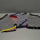 CHUNG Mens Cotton Boxer Underwear Pouch Front Fly Stripes Pattern MId-rise Soft Fashion (Small)