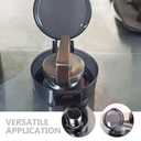 PartyKindom Stove Knob Safety Covers: 6pcs Press Gas Stove Knob Locks Child Proof Covers Gas Guards Protectors