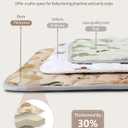 Blissful Diary Baby Play Mats for Floor, 71x59 Inch Extra Thicker & Large Soft Cushioning Foam Playmats for Babies and Toddlers, Foldable Washable Baby Crawling Mat for Playpen, Earth Tones Design