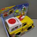 Fisher-Price Imaginext Disney and Pixar Toy Story Pizza Planet Truck with 3-inch Buzz Lightyear & Alien Friend Action Figures, Toy Vehicle & Pizza Projectile Accessories