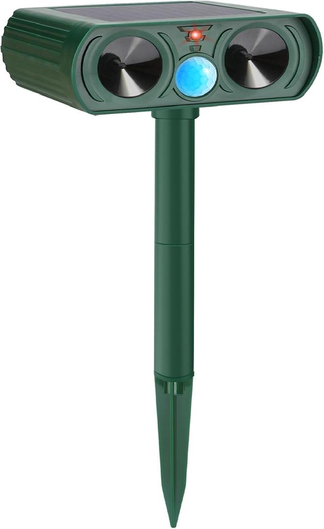 4 Pack Ultrasonic Animal Repellent Outdoor