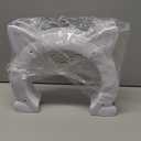 Fhiny Cat Door Interior Door, Back Friendly Kitten Doors Without Flap for Wall Durable and Easy to Install Adds Privacy Pet Door Up to 30 Lb Cute Pass Hole Corridor for Cats Doggies (XL: 8.5" dia, White)