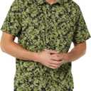 Amazon Essentials Men's Standard-Fit Short-Sleeve Two-Pocket Utility Shirt (Previously Goodthreads) (L)