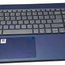 New Replacement for Lenovo Ideapad S340-15IWL S340-15API S340-15IIL S340-15 81N8 Laptop Upper Case Palmrest Backlit Keyboard Touchpad Assembly Part 5CB0S18817 5CB0S18691 5CB0S18660 (Blue)