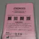 MoKo for iPad (A16) 11th Generation Case 11 Inch 2025, iPad 10th Generation Case 10.9 Inch 2022, Slim Stand Hard PC Translucent Back Shell Smart Cover, Support Touch ID, Auto Wake/Sleep, Flowers Pink