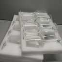 YANGNAY Glasses Set of 12, 12 Oz Classic Red or White Glass with Stem, Perfect for Home, Restaurant Use, Dishwasher Safe