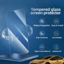 2 Pack Tempered Glass Screen Protector for Toyota Prius 2023-2026,12.3" Infotainment Screen & 7" Dashboard Film Compatible With Prius Hybrid 2025 2024 2023 Accessories