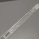 Generic White Aluminum Drapery Curtain Wand Pull Rod w/Swivel Snap & Handle White (6 Pack - 24""), Silver