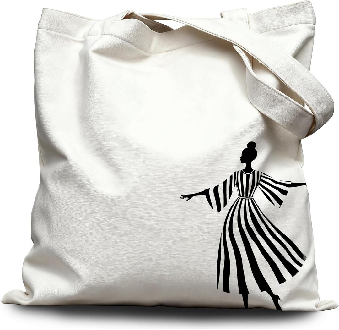 Ballet Dancer Tote Bag, Fashion - Forward Canvas Bag for Daily Use, Ideal Gift for Fashion - Conscious Women
