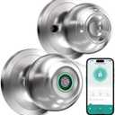KLLOQUE Smart Fingerprint Door Knob with Lock, Biometric Door knob with App Control