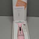 Facial and Neck Massager for Face, Neck - Skin Lifting & Firming - Wrinkle & Dark Circle Reducer - at Home Skin Care Face Sculpting Tool and Neck Massager-Sugar Pink