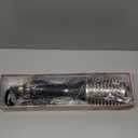 Hot Air Hair Blow Dryer Brush - 3 in 1 Negative Ionic Hairdryer Blowout Brush for Drying Straightening Volumizing - 60mm Oval Barrel fit All Hair Types - Salon Style, Smooth, Frizz-Free Results (Gold)