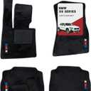 Custom 3D Car mats for BMW X6 2020-2024 Wool Carpet Car Mats - Glowing, Anti-Slip, All-Weather Full Coverage with Logo