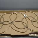 CosmoLiving by Cosmopolitan Metal Abstract Home Wall Decor Interlocking Rings Wall Sculpture, Wall Art 43" x 1" x 22", Gold