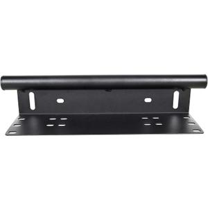 Willpower Universal Led Light Bar Mounting Bracket Front License Plate Mounting Bracket Holder License Plate Frame Bracket for Off Road Lights LED Work Light Bar Black
