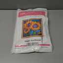 DMCVIVR Stamped Cross Stitch Kits for Adults Beginners Embroidery Kits 11CT Needlepoint Kits Cross Stitch Patterns Embroidery Patterns- Magic Sunflower 18x18 inch (Handicrafts35)