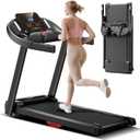 Treadmill with 16% Incline, 3-in-1 Portable Treadmills for Home and Office, Foldable Treadmill with Handles, 3.0HP Quiet Brushless Walking Pad Treadmill with Triple Display300 LBS Weight Capacity