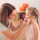 Small Flower Hair Clips 100PCS, Mini Hair Clips Baby Claw Clips Cute Jaw Clips Hair Pins Hair Barrettes Toddler Hair Accessories for Women Girls Kids Teens Pink Colors