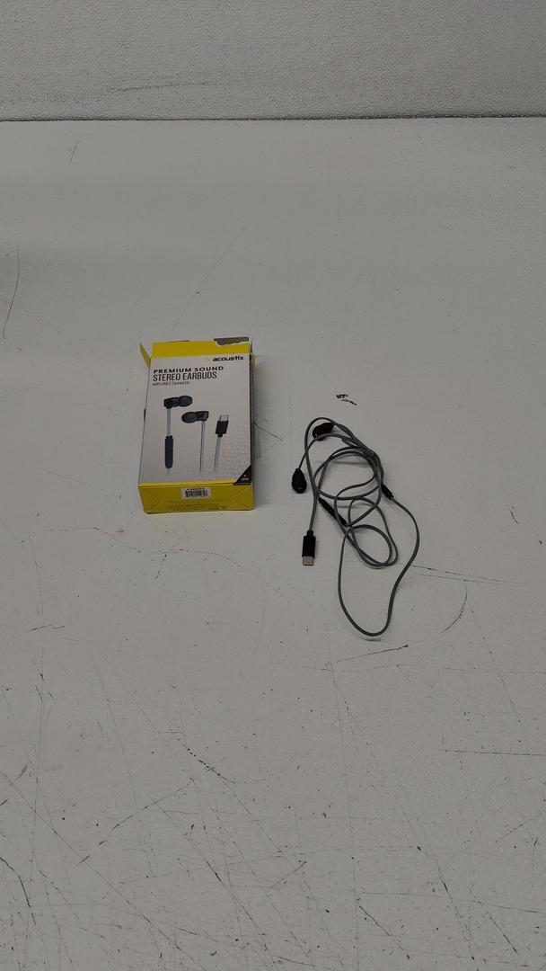 Acoustix Premium Sound Stereo Earbuds With Lightning USB C Connector