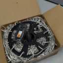 JMEXSUSS 800 LED Christmas Lights Outdoor Indoor String Lights with 8 Modes Warm White Plug in for Patio Garden Tree Wedding Party Yard Spring Decoration