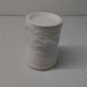 JOLLY CHEF 100% Compostable Small Paper Plates, 100 Pack 6 Inch Heavy Duty Dessert Plates, Disposable Biodegradable Eco-Friendly Sugarcane, Bulk White