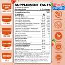 Natural Methylated Vitamins B Gummies: Chewable Supplement Complex with B1 B2 B3 B5 B6 B7 B9 B12 Zinc Magnesium Ashwagandha for Daily Energy Support - for Vegan Work Adults(120Count)