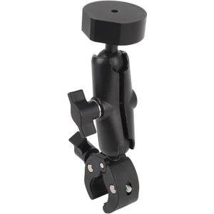 Mini Mount, RV Ladder Pole Mount Aluminum Alloy Adjustable Clamp Bracket for Mini Satellite TV Dish on Roof Rack RV Stair Boat