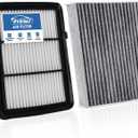 RVgolf Engine+Cabin Air Filters Set Fit for Honda Accord (Gas Only, L4 1.5L) 2018 2019 2020 2021 2022 Engine Air Filter Replacement AC Air Filter for My Car Accessories# CF10134 CA12290