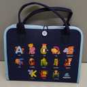 Busy Book for Toddlers - Montessori Busy Board with Sensory Activities for Learning Fine Motor Skills, Travel Toys for Toddlers for Airplane, Car. for Boys and Girls. (Navy Blue)