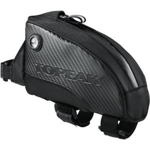 Topeak Fuel Tank Top Tube Bike Bag with Charging Cable Hole, Medium  0.5L Capacity, Quick-Access Storage for Energy Bars, Phone & Tools, 420D Nylon Construction