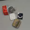 Portable Mini Tin Box,12-Well Empty Watercolor Palette,Small Paint Storage Travel Artist Outdoor Sketch Watercolor Kits with Magnetic Clip and Oil Pot,Wheat Field