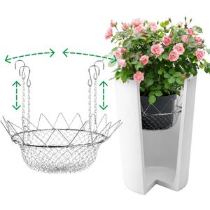 Adjustable Planter Insert for Pots Any Height,Plant Risers for Inside Pots,Fits The TOP Opening of The Flower Pot Opening 12-18" Wide,Wedding & Party Decor