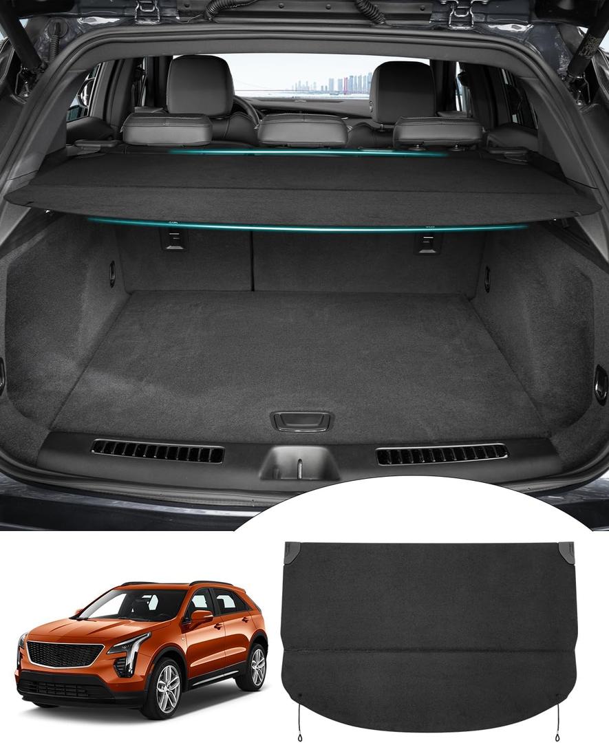 Powerty Cargo Cover for 2019-2024 2025 Cadillac XT4 Accessories