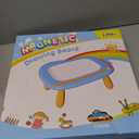 Kikidex Magnetic Drawing Board, Toddler Girl Toys for 1-2 Year Old, Doodle Board Pad Learning and Educational Toys for 1 2 3 Year Old Baby Kids Birthday Gift(Light Blue)