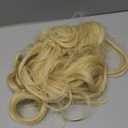 Kids Blonde Two Ponytail Wig Girls Short Light Blonde Wavy Curly Wig with Bangs Heat Resistant Synthetic Wigs with Cap