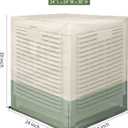 Air Conditioner Cover for Outside Units, 24 inch Outdoor AC Cover for Outside Unit Windproof, 600D Heavy Duty Oxford Fabric Fits up to 24" x 24" x 30"