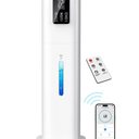 Smart Humidifiers Large Room Bedroom Home,2.11Gal(8L) Quiet Top Fill Cool Mist Humidifier,Smart App & Remote Control, 3 Speed Humidifier with 360Nozzle,Humidity Setting for Baby Office Plant(White)