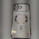 CHICLADY for iPhone 17 Pro Max Case with 1x Screen Protector, [Compatible with MagSafe] [Integrated Camera Protection], Non Yellowing Slim Cute Women Girly Magnetic Cover for iPhone 17 Pro Max, Silver